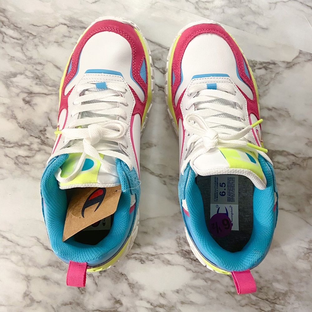 SOLD Champion Tank Track Neon Street Shoes - Picture 2 of 5